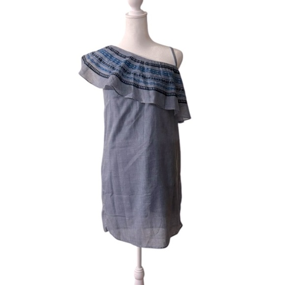 Heartloom One-Shoulder Ruffle Dress Size XS - Picture 1 of 6